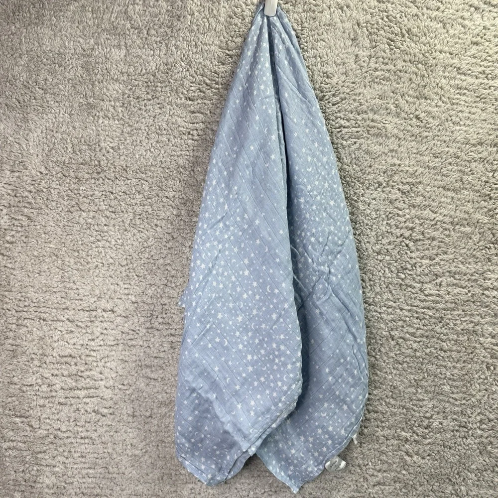 Aden + Anais Safari‎ Animal Baby Swaddle Blanket Blue Starry Night 47